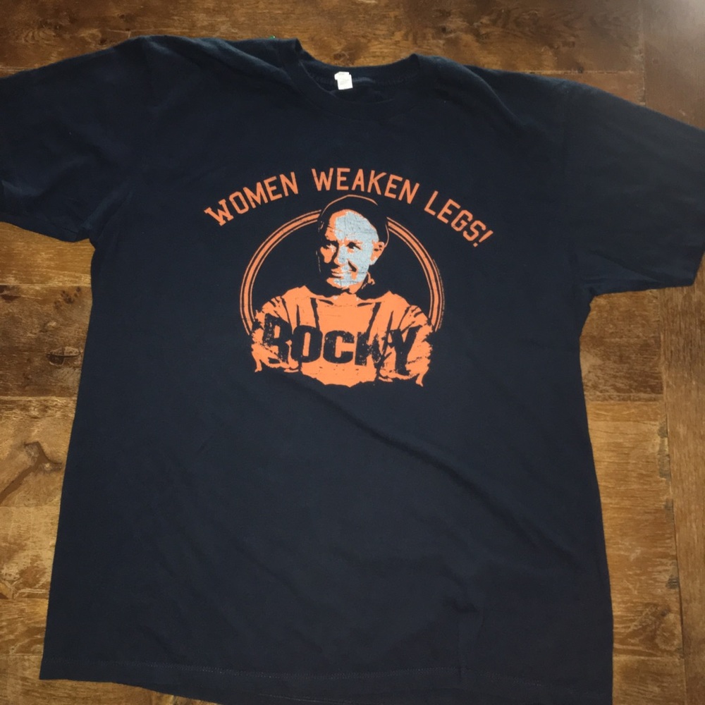 Rocky Movie ‘Women weaken legs!’ Comic tee